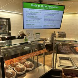 New Pioneer Co-op - Sandwich options and rotisserie chicken