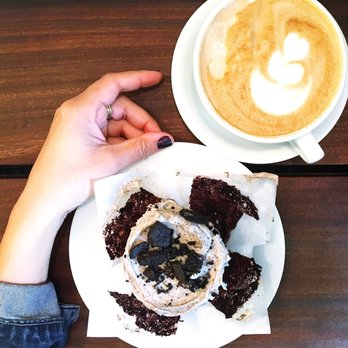 Baked & Wired - Coffee and a vegan Oreo cupcake -- the perfect combo. - Bakeries Near Me - Washington, DC, District of Columbia Baked & Wired - Coffee and a vegan Oreo cupcake -- the perfect combo. - Bakeries Near Me - Washington, DC, District of Columbia