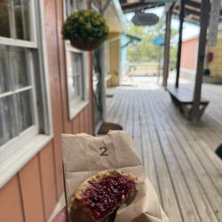 Raspberry Pistachio Cookie