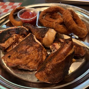 Chop Sports Las Colinas - Smoked chicken & onion rings - Salad Near Me - Irving, Texas Chop Sports Las Colinas - Smoked chicken & onion rings - Salad Near Me - Irving, Texas