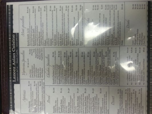 Menu photo 7 Lazeez Asian Cuisine Miami, FL Menu photo 7 Lazeez Asian Cuisine Miami, FL