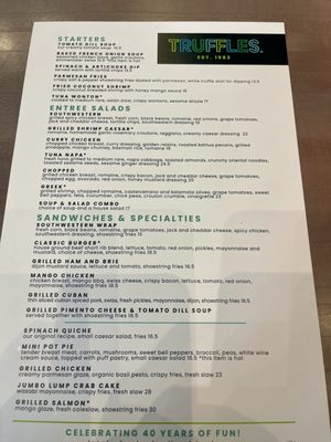 Menu photo 2 Truffles Cafe Bluffton, SC