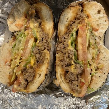 Metro Market Place - Chopped cheese on a poppi seed bagel - Convenience Stores Near Me - New York, New York Metro Market Place - Chopped cheese on a poppi seed bagel - Convenience Stores Near Me - New York, New York