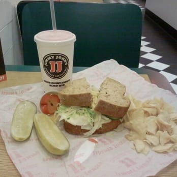 Jimmy John's - Om nom nom! Got here in less than 8 mins. flat. - Delis Near Me - Merrillville, Indiana Jimmy John's - Om nom nom! Got here in less than 8 mins. flat. - Delis Near Me - Merrillville, Indiana