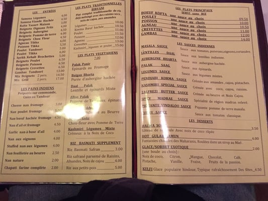 Menu photo 2 L'Etoile du Kashmir Paris, 75