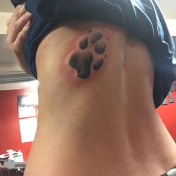 Wasteland Tattoos - Paw print by Dr.Z - Tattoo Near Me Wasteland Tattoos - Paw print by Dr.Z - Tattoo Near Me