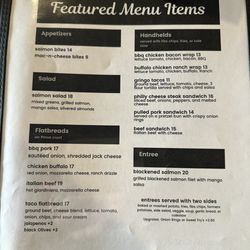 Fibs - Menu