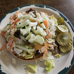 The country skillet Café - Gyro sandwich