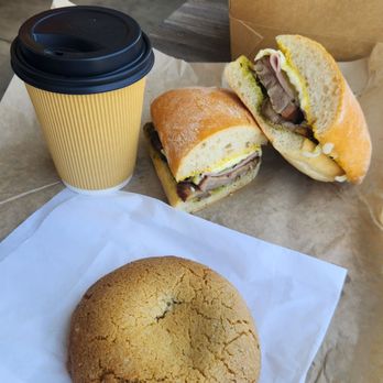 OBRA HandBakery - Tres Leches Latte, Cuban Sandwich, and Vanilla & Dulce De Leche Cookie - Latin American Near Me - Long Beach, California