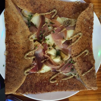 Roule Galette - The Lydie...potato, prosciutto, cheese and French mustard - French Near Me - Melbourne, VIC Roule Galette - The Lydie...potato, prosciutto, cheese and French mustard - French Near Me - Melbourne, VIC