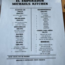 Menu Menu