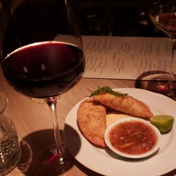 Mariel - Empanadas and wine to start our meal. - Cuban Near Me - Boston, Massachusetts Mariel - Empanadas and wine to start our meal. - Cuban Near Me - Boston, Massachusetts