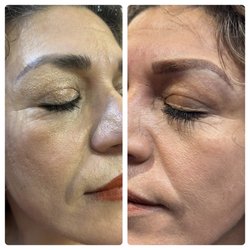 Brows by Samm - Brows done by another artist/ client requested brows to be warmed up as they had turned ashy color