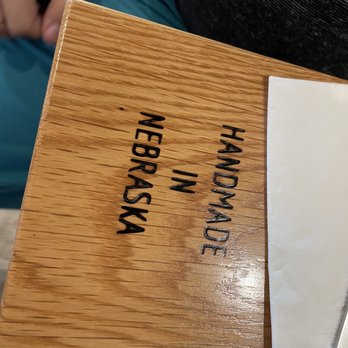 Good Evans - All tables were handmade in Nebraska! - Breakfast & Brunch Near Me - Kearney, Nebraska