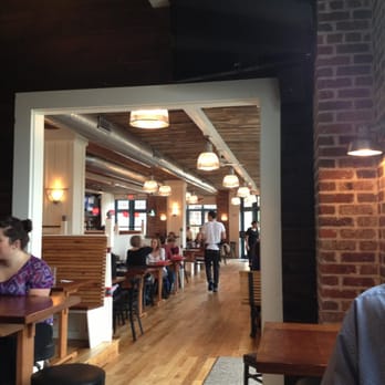 Gates & Brovi - View from the back room. Tables are bar height with stools, no backs. - New American Near Me - Madison, Wisconsin Gates & Brovi - View from the back room. Tables are bar height with stools, no backs. - New American Near Me - Madison, Wisconsin