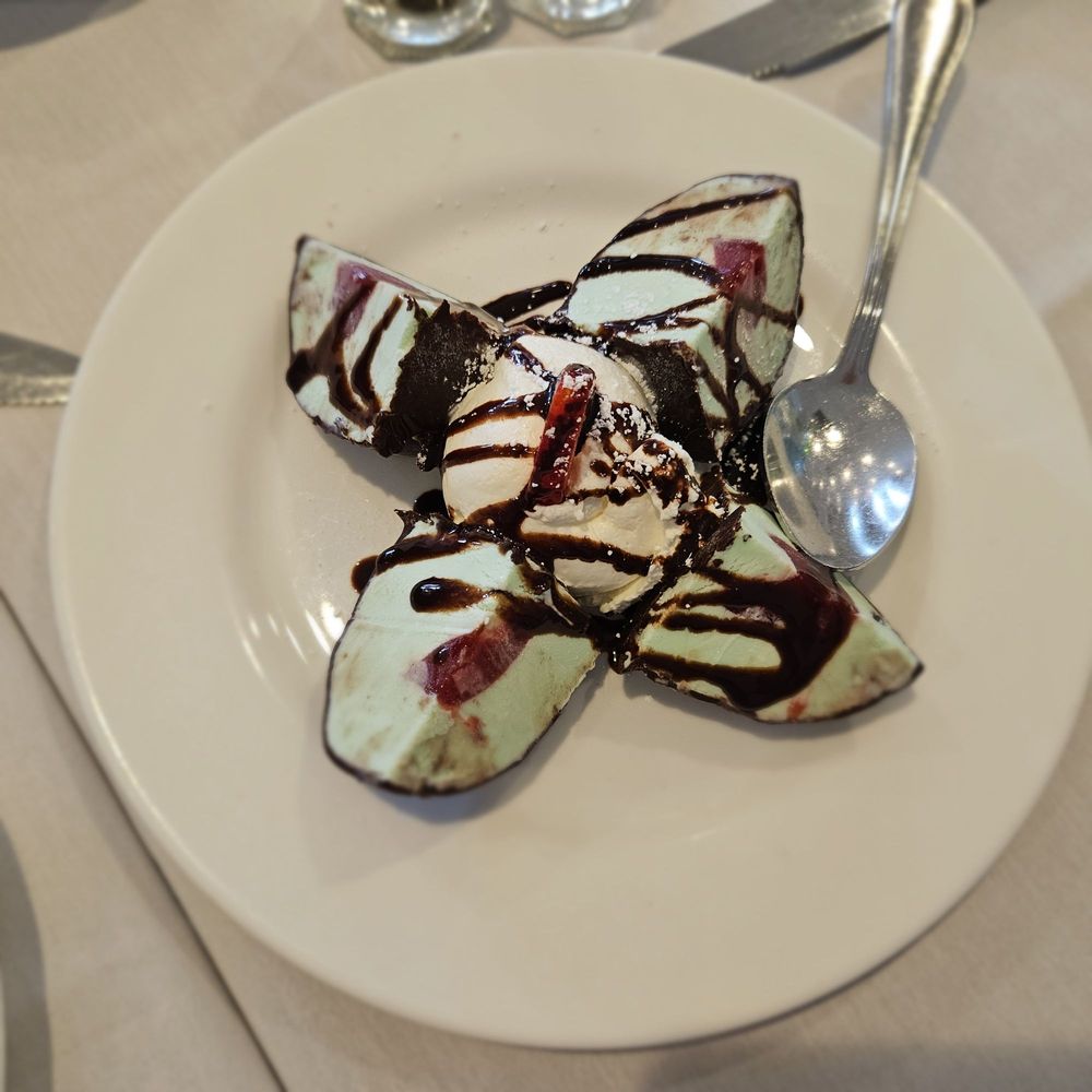 Bistro 46 - Pistachio gelato tartufo (special) - New American Near Me - Morristown, New Jersey
