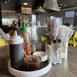 Saigon Kitchen & Phở - Condiment area