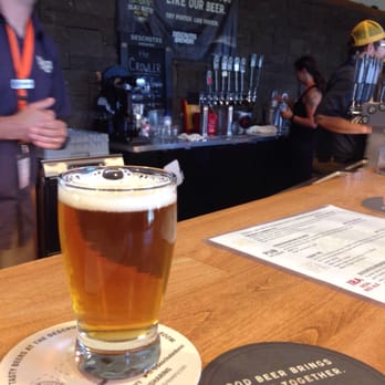 Deschutes Brewery Tasting Room - My first beer taster (of the four free) was the Zarabanda Saison. - Breweries Near Me - Bend, Oregon