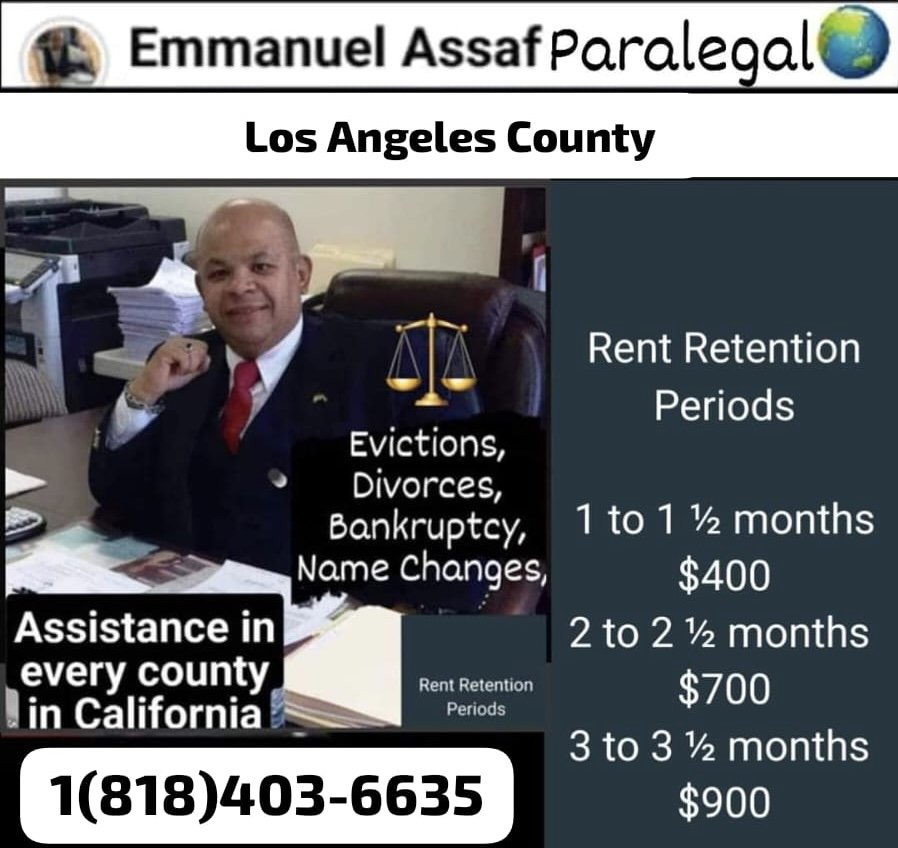EMMANUEL ASSAF PARALEGAL Updated June 2024 Kagel Canyon, California