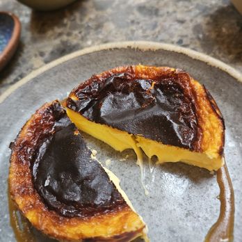 Theodora - Camembert Cheesecake- whey caramel. $14. Favorite of the desserts easily. Nice funk and the salted caramel paired well - Mediterranean Near Me - Brooklyn, New York