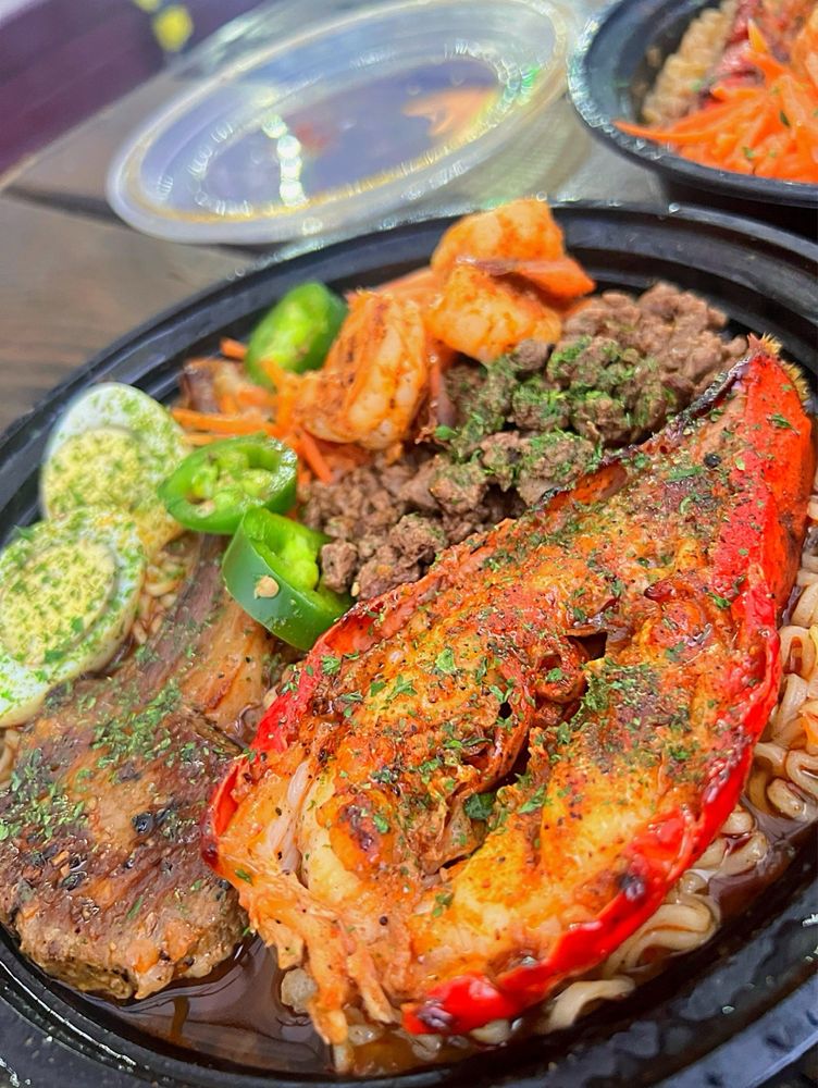 Food from Leighton's House of Lamb + Ramen