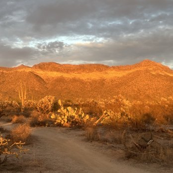 Usery Mountain Regional Park - Afterglow over Goldfield - Parks Near Me - Mesa, Arizona Usery Mountain Regional Park - Afterglow over Goldfield - Parks Near Me - Mesa, Arizona
