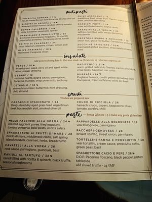 Menu photo 5 Oretta Toronto, ON Menu photo 5 Oretta Toronto, ON