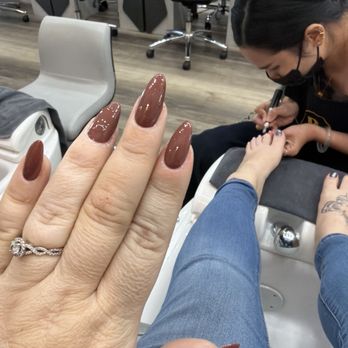 Bliss Nails Spa - Gel builder fill..... gel pedicure! Great job!!! - Nail Salons Near Me - Wausau, Wisconsin