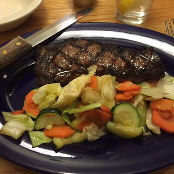Lake Hope Lodge - 10 oz. Strip Steak with sautéed vegetables- the veggies are fantastic & the steak melts in your mouth. - Comfort Food Near Me - McArthur, Ohio Lake Hope Lodge - 10 oz. Strip Steak with sautéed vegetables- the veggies are fantastic & the steak melts in your mouth. - Comfort Food Near Me - McArthur, Ohio