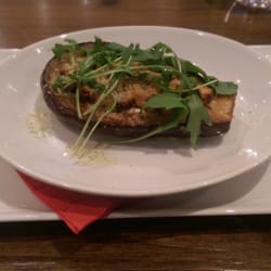 Aperitivo - Stuffed aubergine to start, of course!