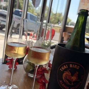 Thai Bird - Bottle of Cava!! - Thai Near Me - San Antonio, Texas