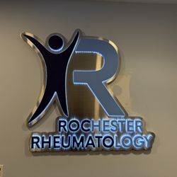 Arthritis and Rheumatology Center - Waiting Area sign