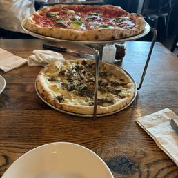 Margarita and Short Rib Pizza Margarita and Short Rib Pizza