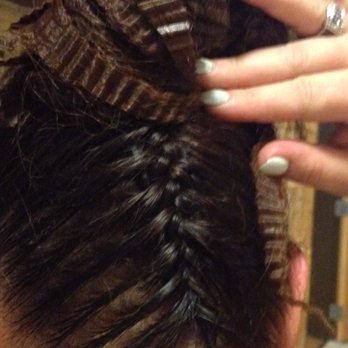 Danny Hair Studio - Upside down French braid up do - Hair Salons Near Me - Chicago, Illinois Danny Hair Studio - Upside down French braid up do - Hair Salons Near Me - Chicago, Illinois