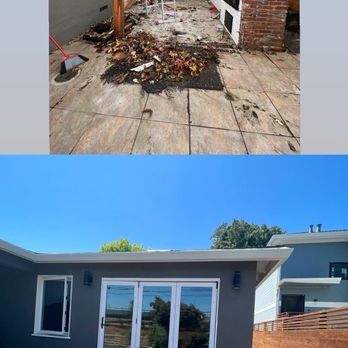 Realty Builders - Before and after photo of the house with the new ADU - General Contractors Near Me - San Carlos, California Realty Builders - Before and after photo of the house with the new ADU - General Contractors Near Me - San Carlos, California