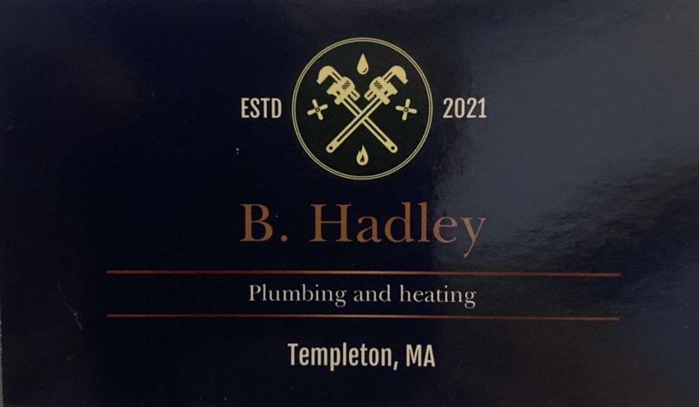 Slide of B Hadley plumbing and heating