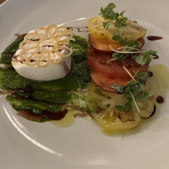 Mesa Provisions - Peach & Tomato Salad with Burrata - New American Near Me - Albuquerque, New Mexico Mesa Provisions - Peach & Tomato Salad with Burrata - New American Near Me - Albuquerque, New Mexico