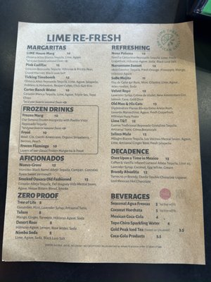 Menu photo 7 Lime Fresh Mexican Grill Winter Garden, FL Menu photo 7 Lime Fresh Mexican Grill Winter Garden, FL