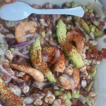 Mariscos El Rafa 2 - Callo is my favorite and the agua chile mixed in fireeeeeee - Seafood Near Me - Riverside, California