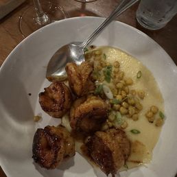 Shrimp and Polenta