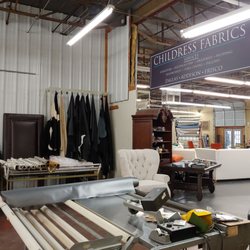 Childress Fabrics & Furniture - Inside cutting area