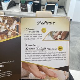 Menu of some prices