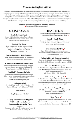 Menu photo 4 Froehlich's Kitchen & Pantry Three Oaks, MI