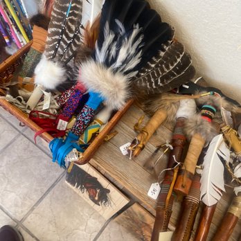 Turquoise Trading Post - Feather prayer sticks - Jewelry Near Me - Austin, Texas