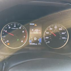 National Car Rental - Warning lights on