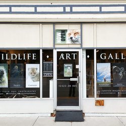 Launstein Imagery - Street view of the Launstein Imagery Wildlife Art Gallery in Crowsnest Pass, Alberta