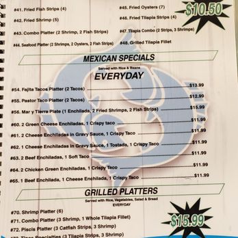 Piscis Seafood & Mexican Grill - Menu - Mexican Near Me - Kyle, Texas