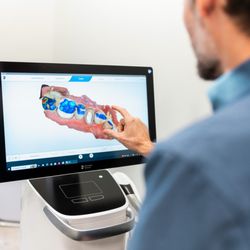 Anderson Family Dental - Dr. Anderson utilizing advanced technology to create a same day crown