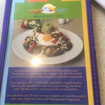 Wild Eggs - Menu - Breakfast & Brunch Near Me - Cincinnati, Ohio