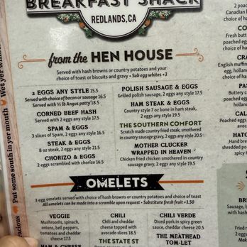 Breakfast Shack - Menu - Breakfast & Brunch Near Me - Redlands, California Breakfast Shack - Menu - Breakfast & Brunch Near Me - Redlands, California
